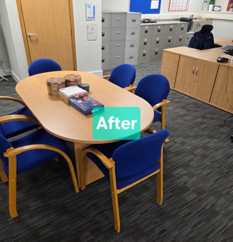 02 after cleaning messy table and chair